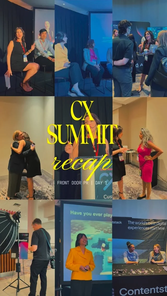 Our founder @raniaspeaksofficial had an incredible time hosting the Customer Success Track at the 2026 CX Summit last week. Alongside hosting, she moderated five panels and fireside chats with some of the top customer experience experts from across North America and Europe.Front Door PR got a front row seat to the latest conversations around CX, including segmentation, journey mapping, localization, and the future of customer experience.@mehaa.s_ @hall_shan @paria__a28#torontopr #pr #torontospeaker