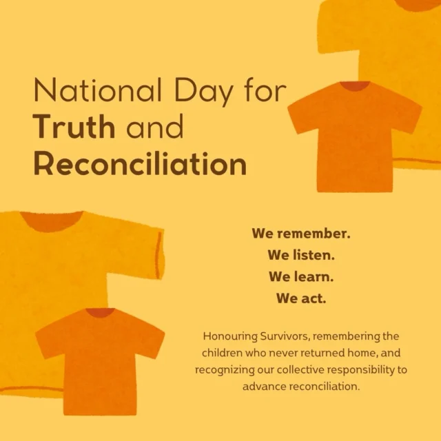 Today, we pause to remember, listen, learn and reflect🧡
On National Day for Truth and Reconciliation, we honour the Survivors of residential schools, remember the children who never returned home, and hold space for the families and communities who continue to carry this history.
May we continue to listen to Indigenous voices, learn from the history, and carry the responsibility of reconciliation with us beyond today.September 30 | National Day for Truth and Reconciliation
#NationalDayForTruthAndReconciliation #TruthAndReconciliation #NDTR #EveryChildMatters